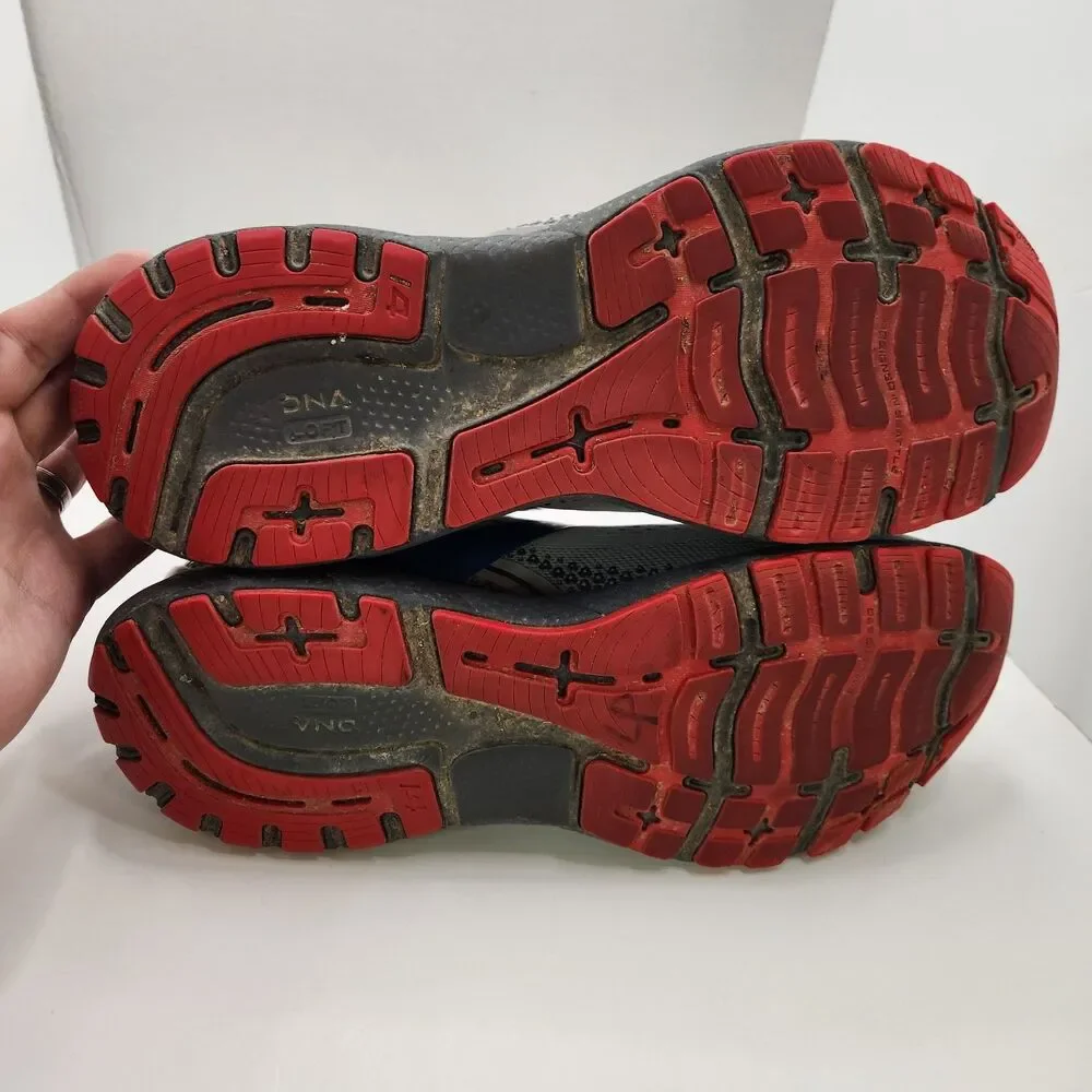 Brooks Ghost 14 Shoes Men's Size 13 D Gray Running Sneakers Athletic 1103691D078